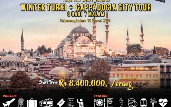 Paket Tour Winter Turki 2021